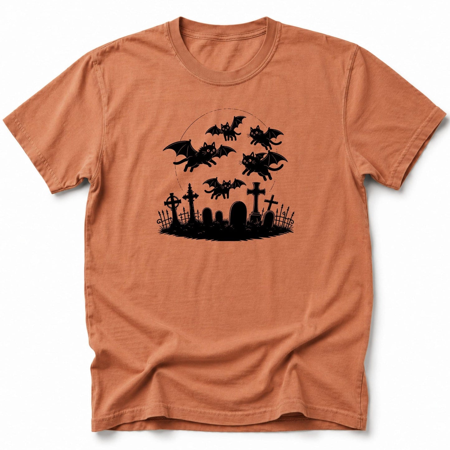 Cat Bats T-Shirt Yam / S 60608354419910158069 T-Shirt