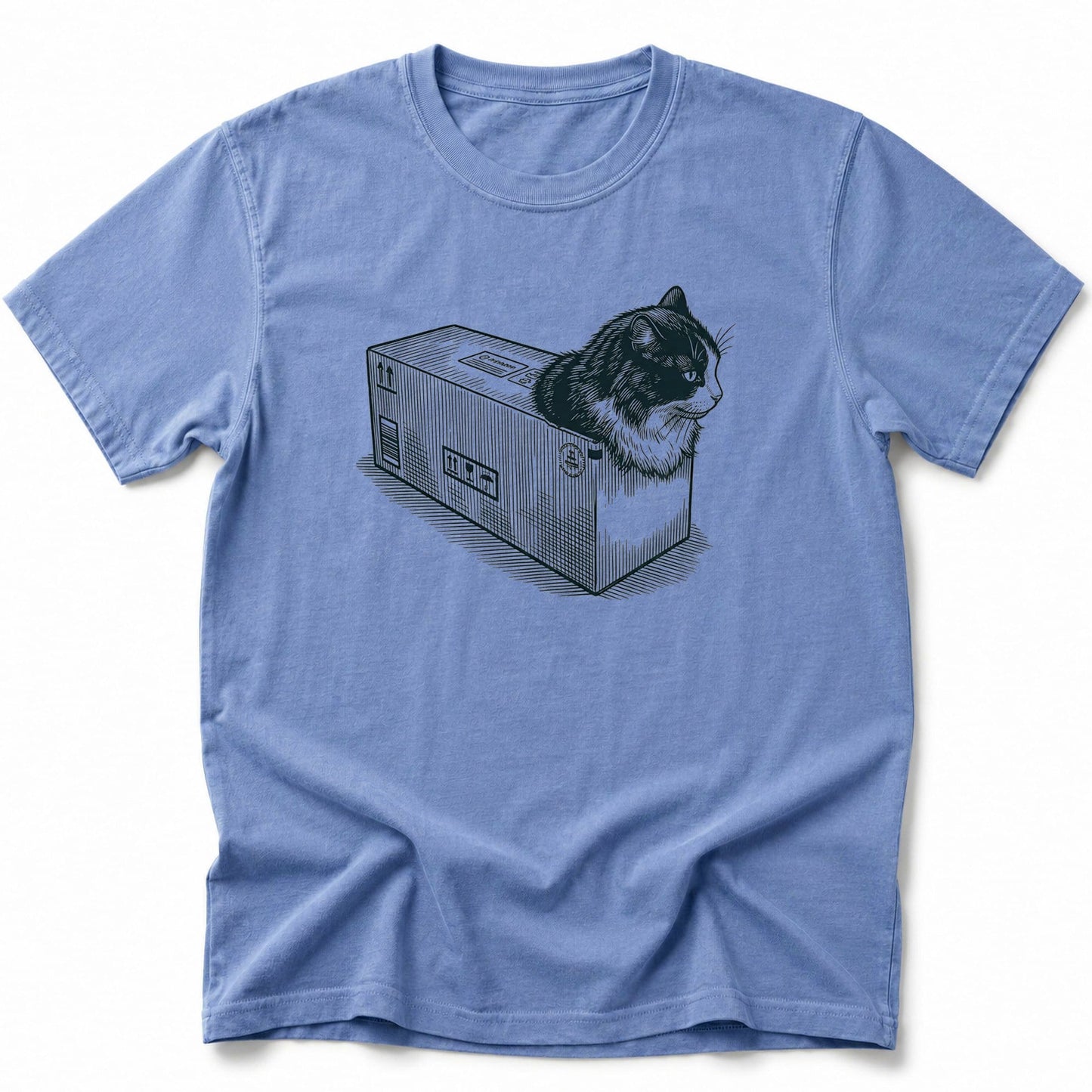 Cat Box Loaf T-Shirt Blue Jean / S 23678179334092564812 T-Shirt