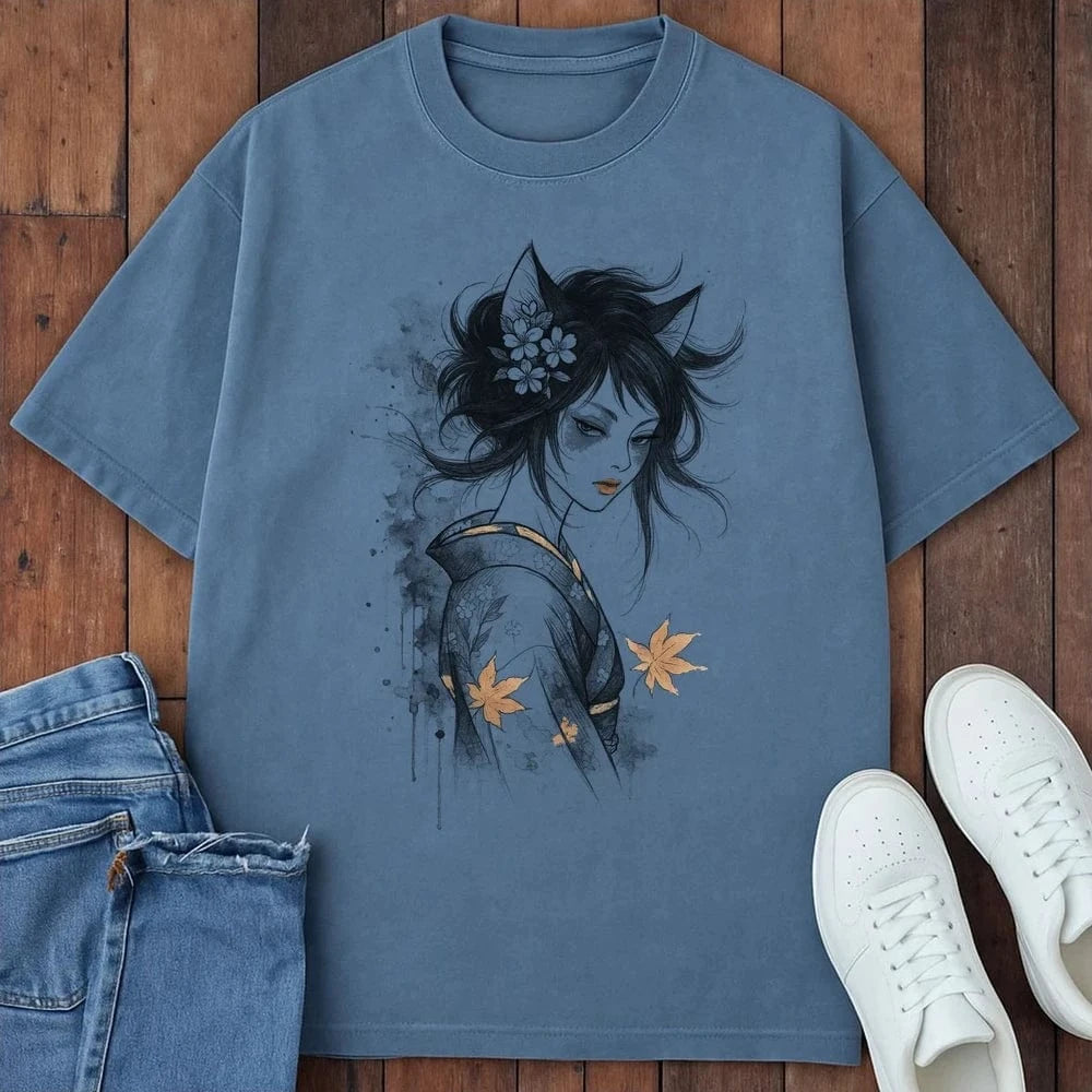 Catitude Beauty T-Shirt Blue Jean / S 21000696155506555897 T-Shirt