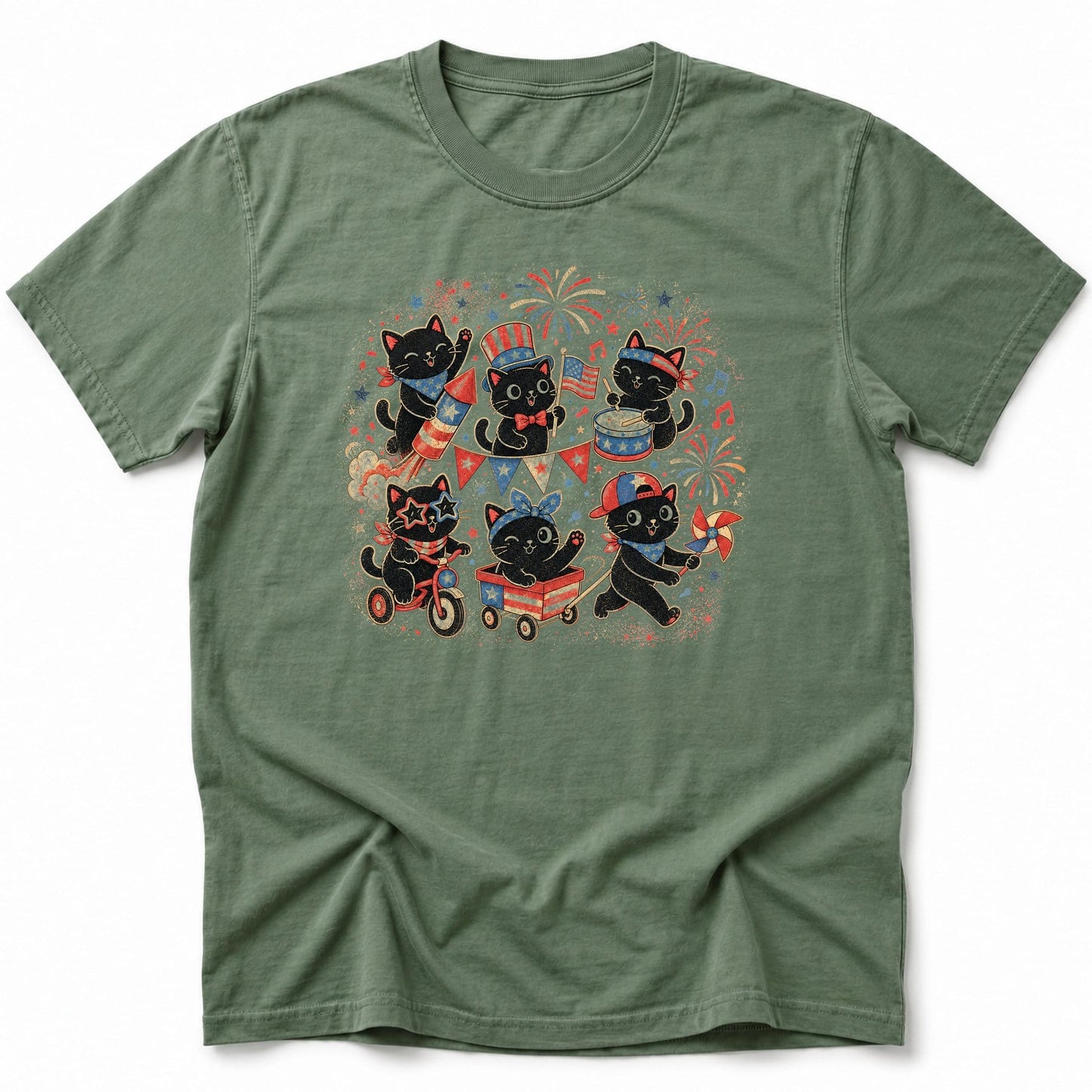 Celebration Ameowicats T-Shirt Moss / S 57554098164214780415 T-Shirt