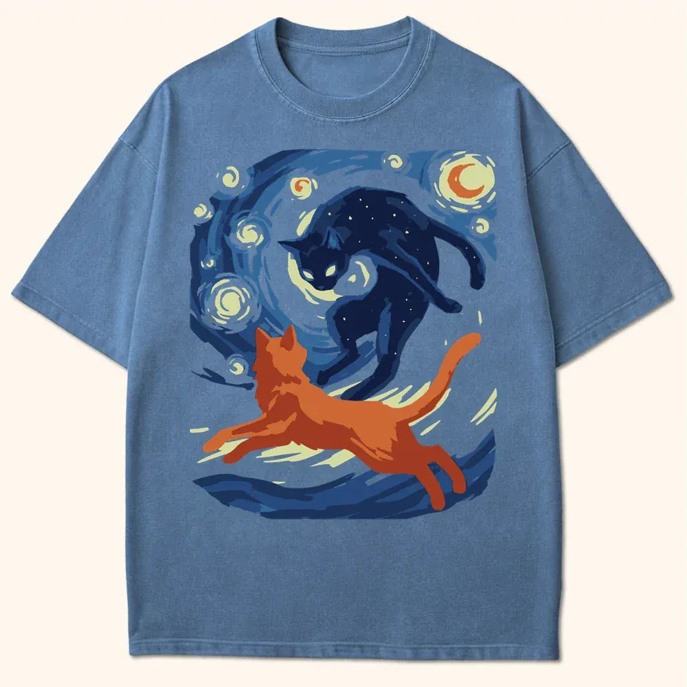 Chasing Each Other T-Shirt Blue Jean / S 18517652599693090292 T-Shirt