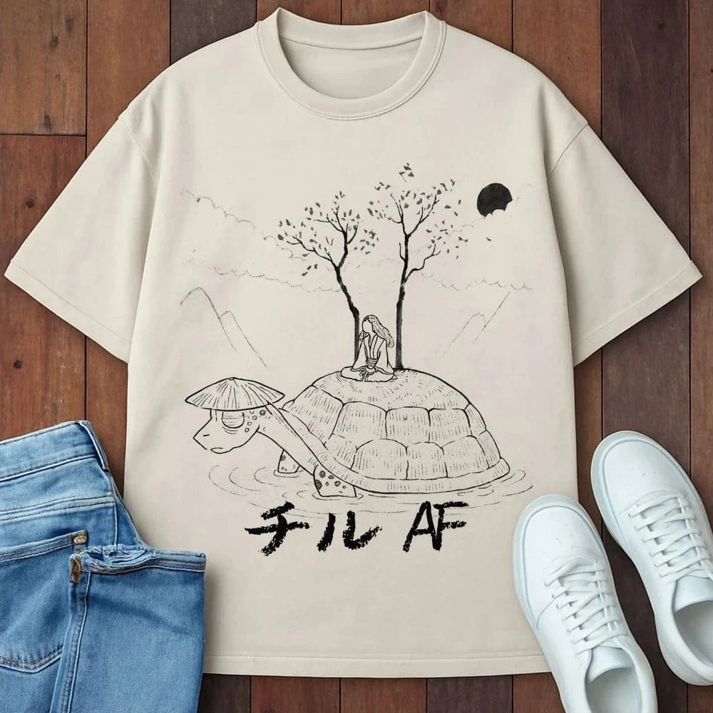 Chill Af T-Shirt Ivory / S 30986473686554863223 T-Shirt