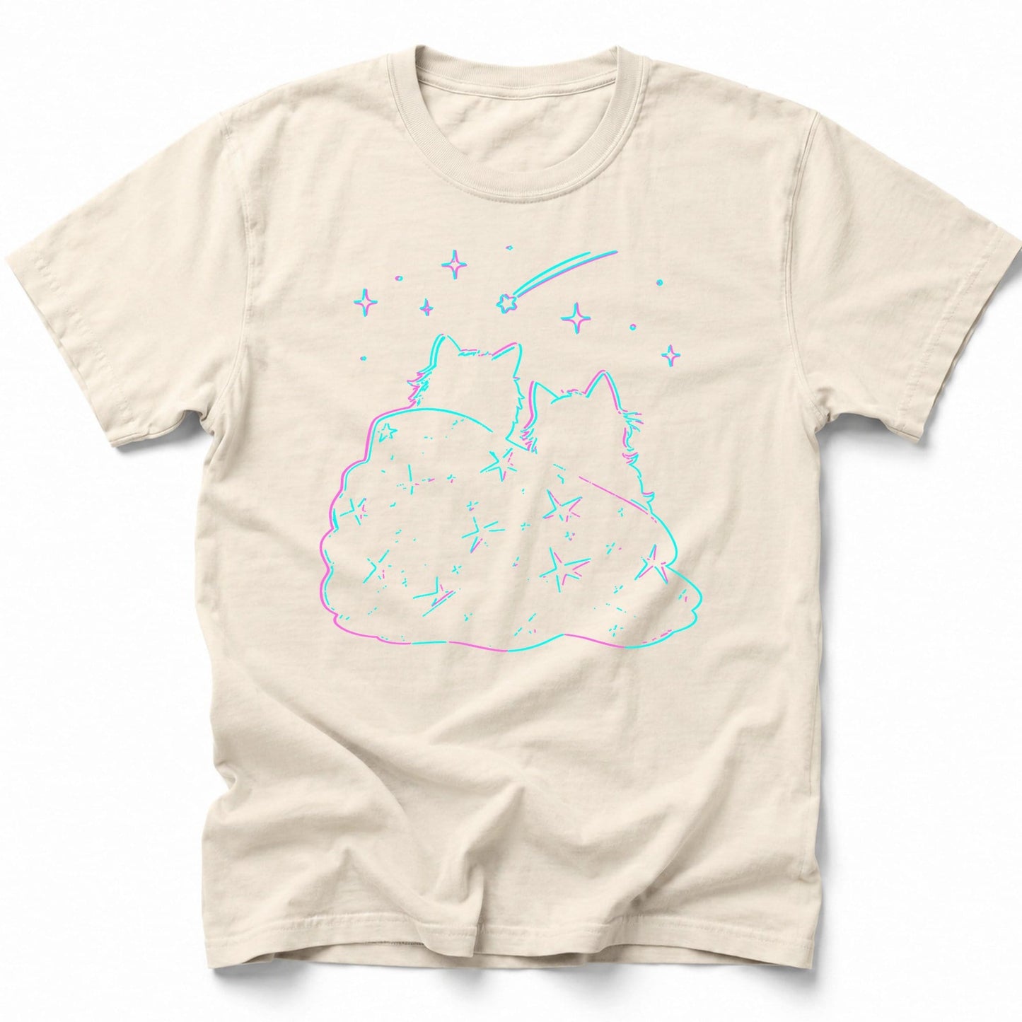 Cosmic Companions T-Shirt Ivory / S 30910686702730116538 T-Shirt