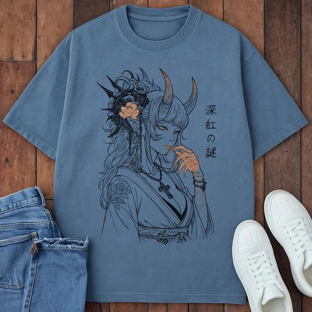 Crimson Enigma T-Shirt Blue Jean / S 18580740224181132981 T-Shirt