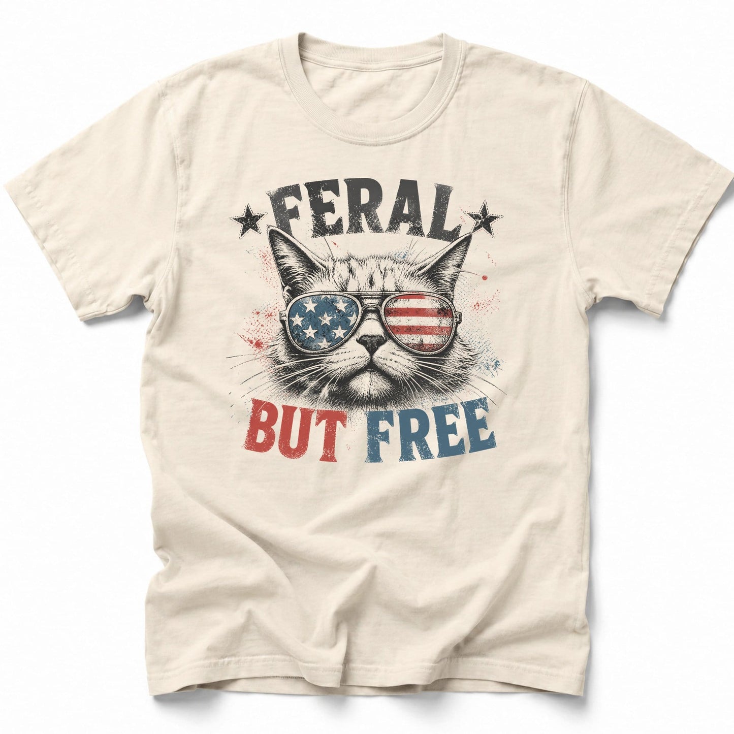 Feral But Free T-Shirt Ivory / S 31239733635898961355 T-Shirt