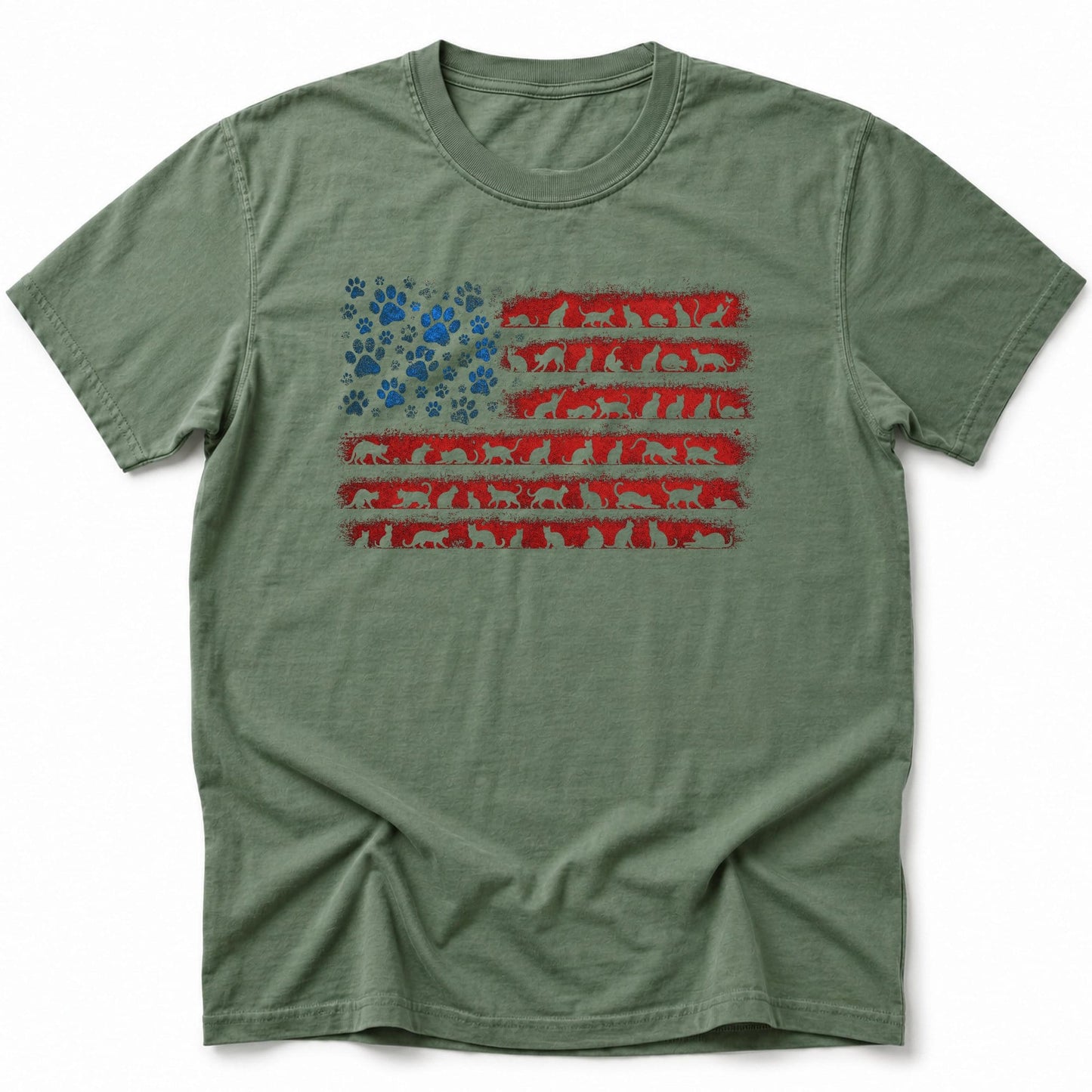 Flag of Ameowica T-Shirt Moss / S 32062594766385709463 T-Shirt