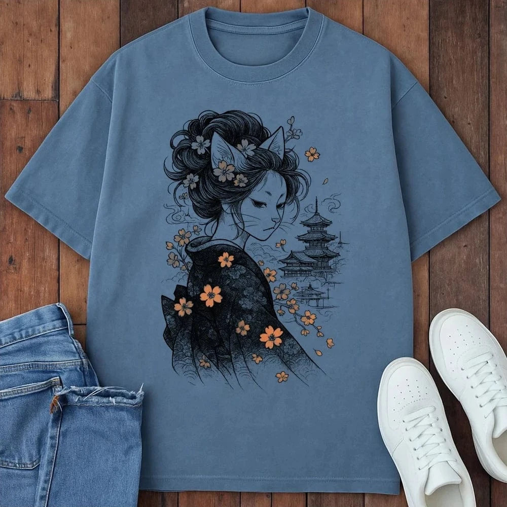 Floral Maiden T-Shirt Blue Jean / S 17398753339768844284 T-Shirt