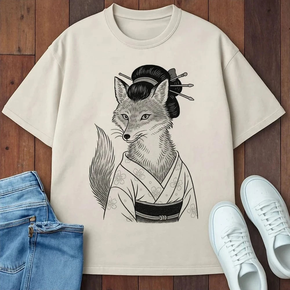 Foxy Grace T-Shirt Ivory / S 75810255188714574437 T-Shirt