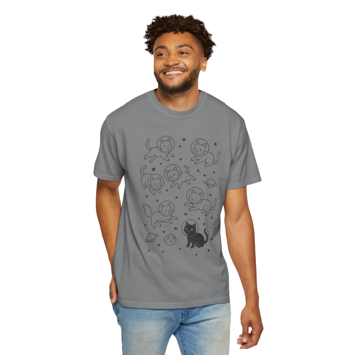 Galaxy Meow T-Shirt – Softest Cat Tee on Earth T-Shirt