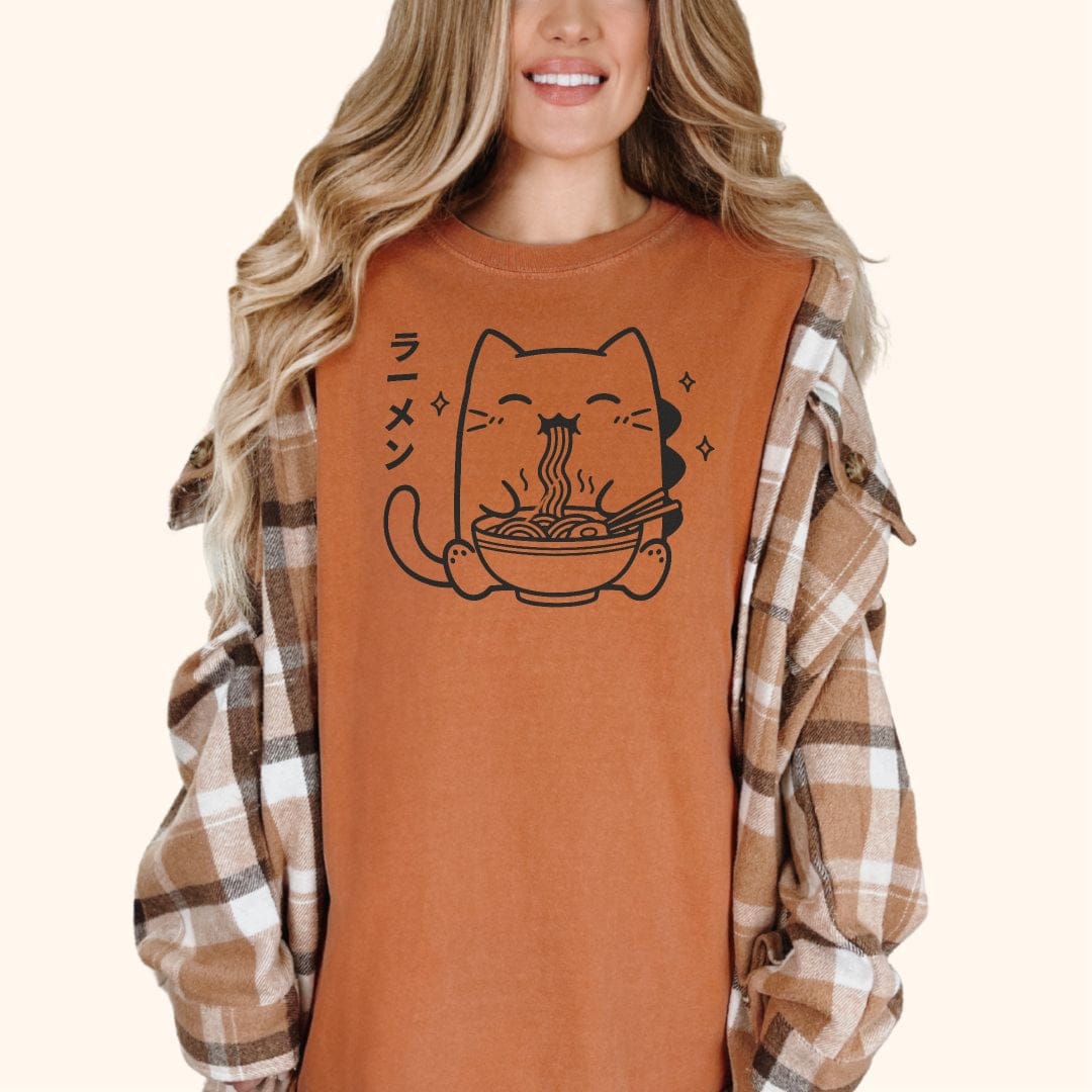 Happy Kyattojira Ramen T-Shirt T-Shirt