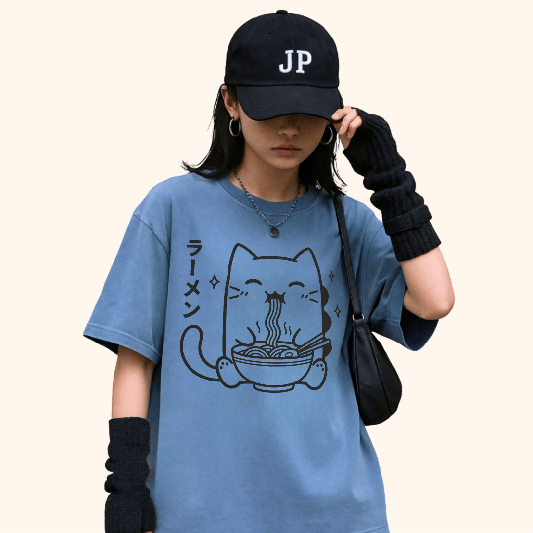 Happy Kyattojira Ramen T-Shirt T-Shirt