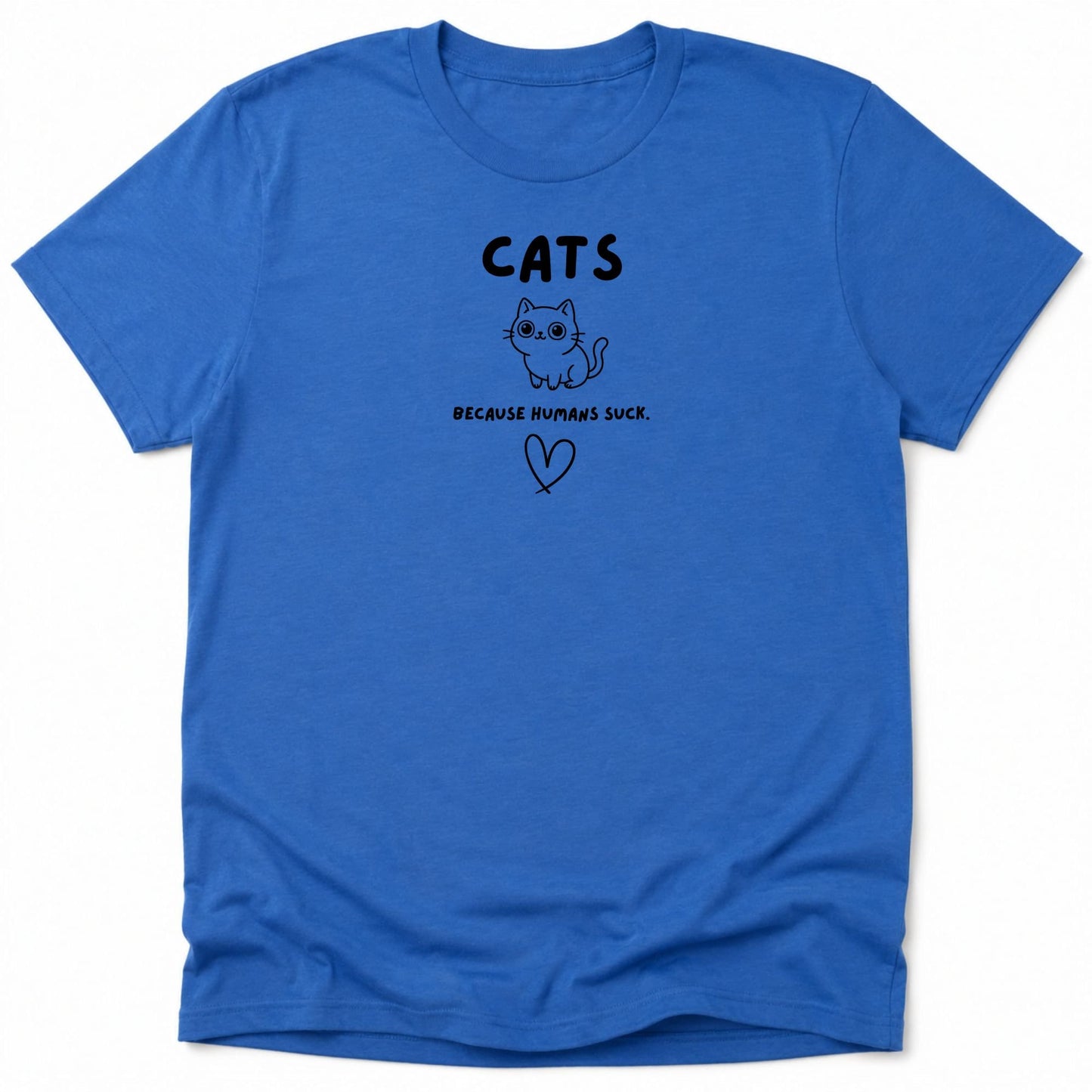 Humans Suck Everyday Softstyle Tee Heather Royal / S 20765017419252129320 T-Shirt