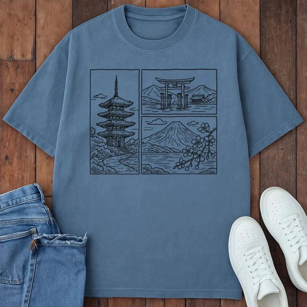 JaPanels T-Shirt Blue Jean / S 12237615793306973401 T-Shirt