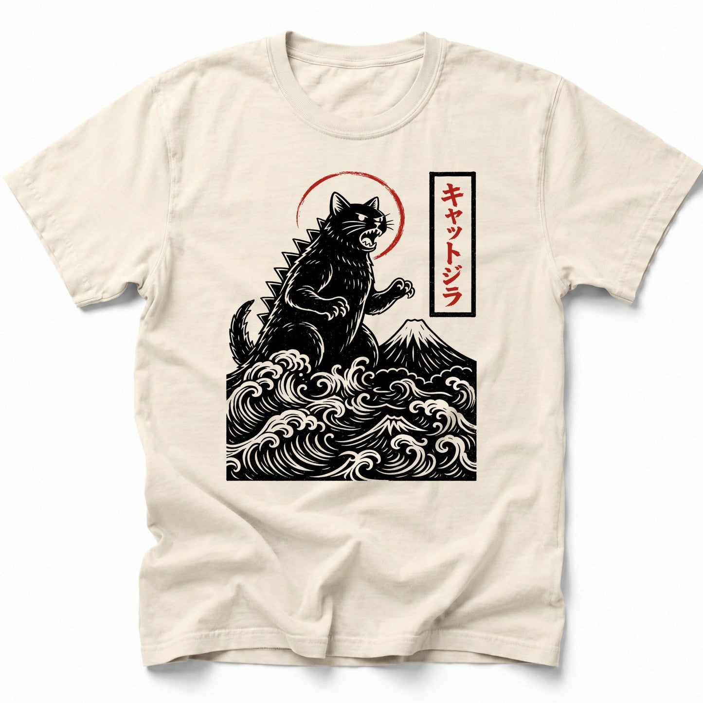 Kaiju Of Kanagawa T-Shirt Ivory / S 16729661481945571933 T-Shirt