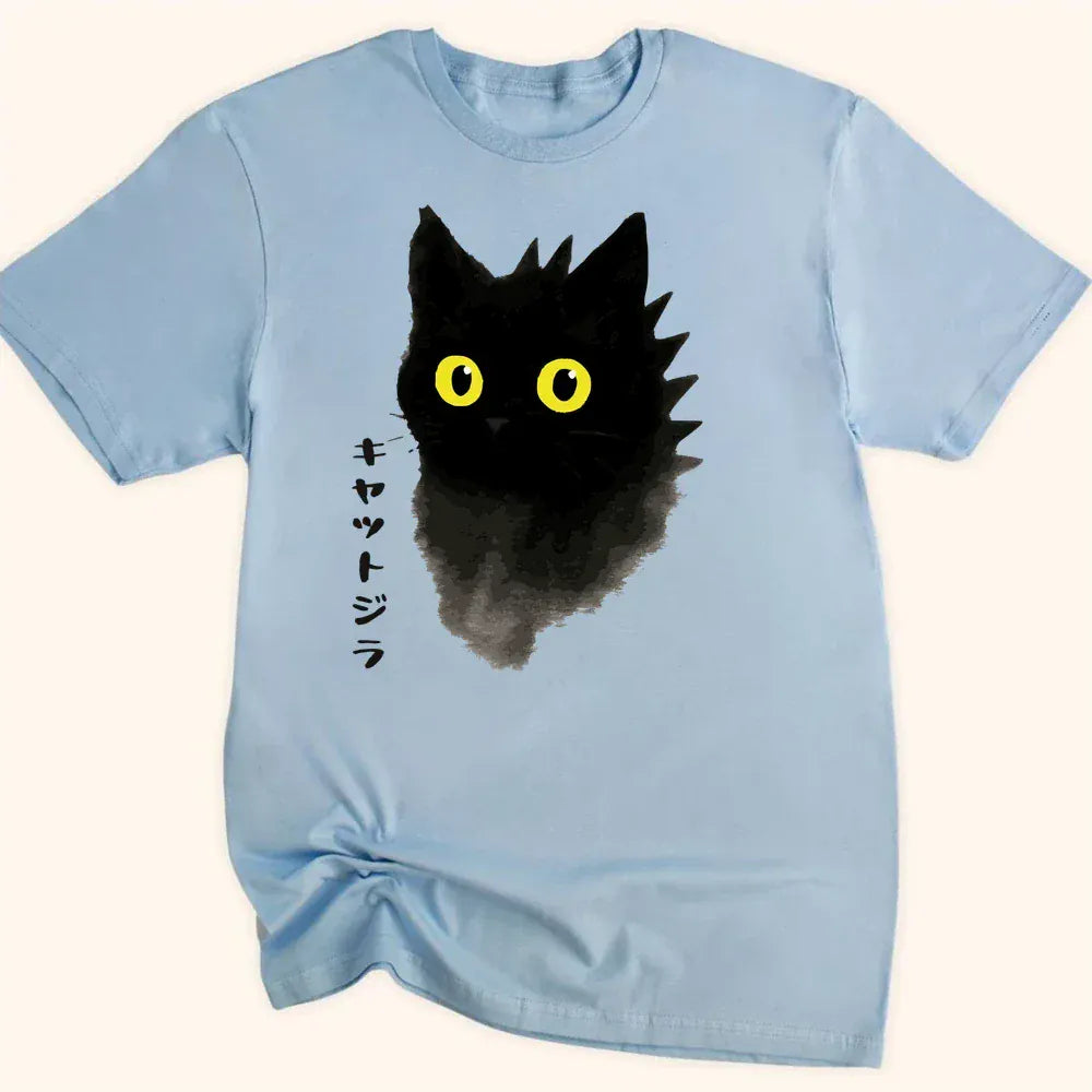 Kyattojira Inked Everyday Softstyle Tee Light Blue / S 38225272761033521056 T-Shirt