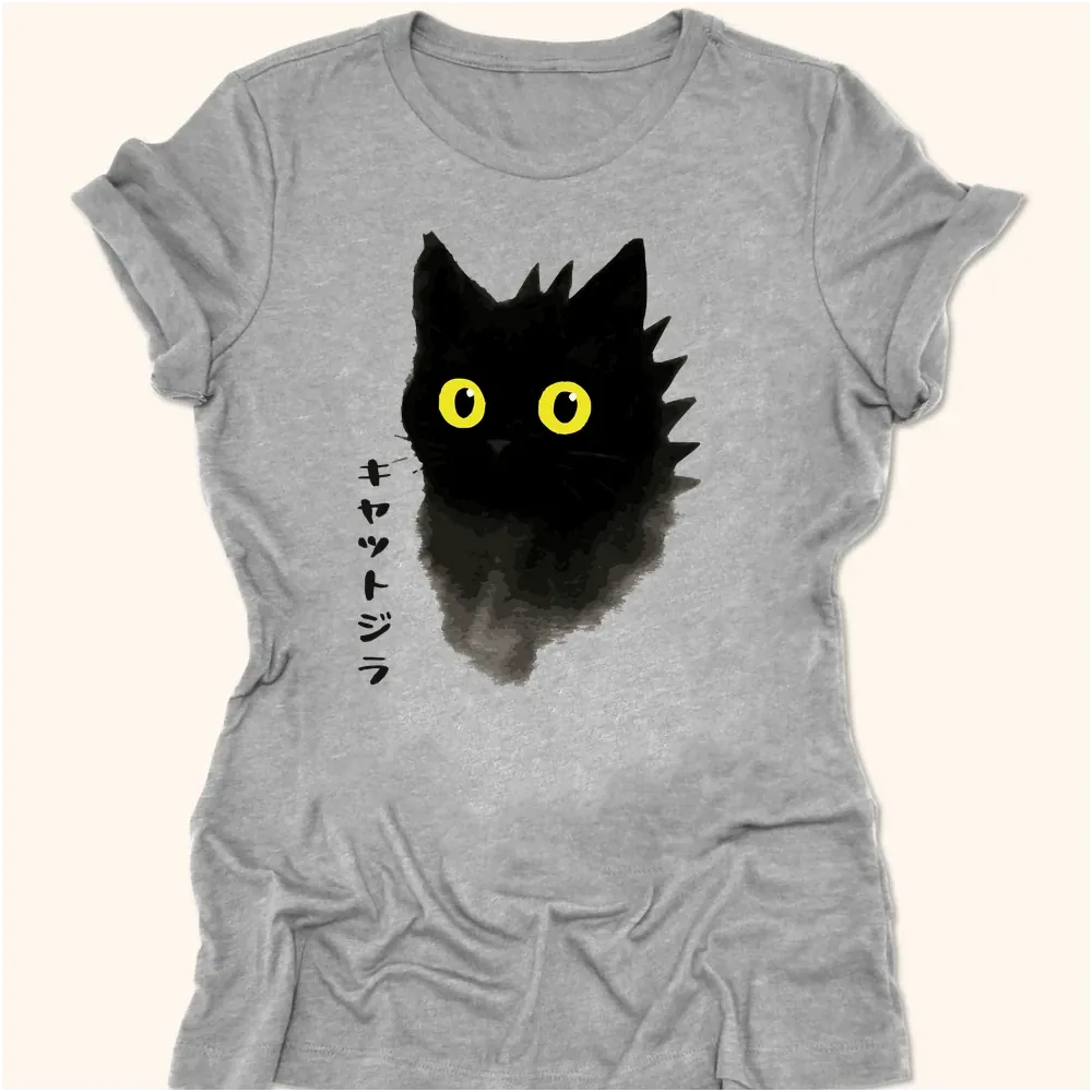 Kyattojira Inked Womens Tee Athletic Heather / S 88858936574343742121 T-Shirt
