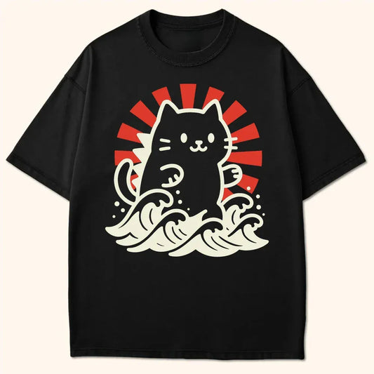 Kyattojira Rising T-Shirt Black / S 18761289796697404901 T-Shirt