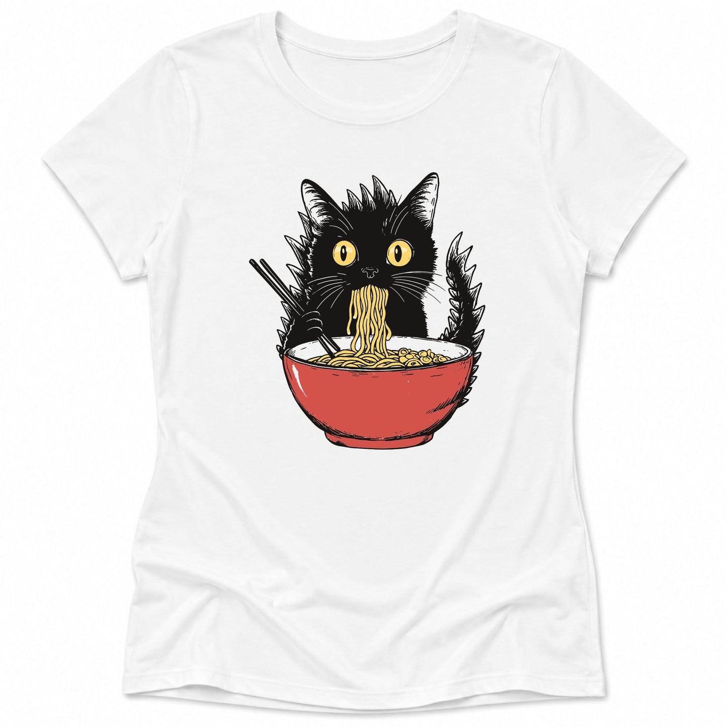 Kyattojiras Fav Ramen Womens Tee White / S 58369798370521018520 T-Shirt