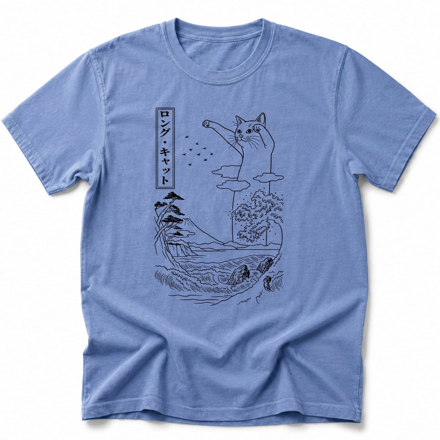 Legend Of Long Cat T-Shirt Blue Jean / S 11912832981300706216 T-Shirt