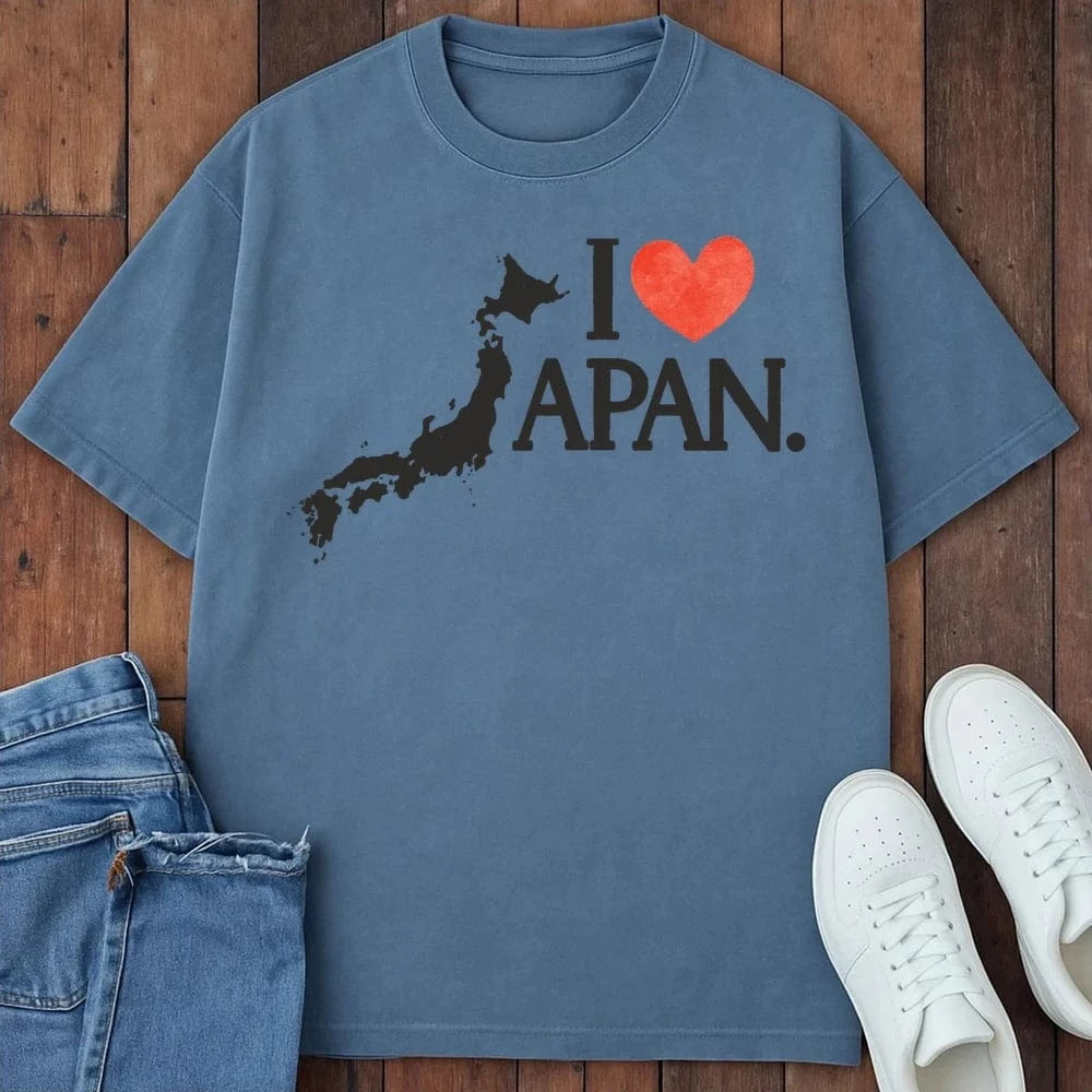 Love Japan T-Shirt Blue Jean / S 30739446432056264640 T-Shirt