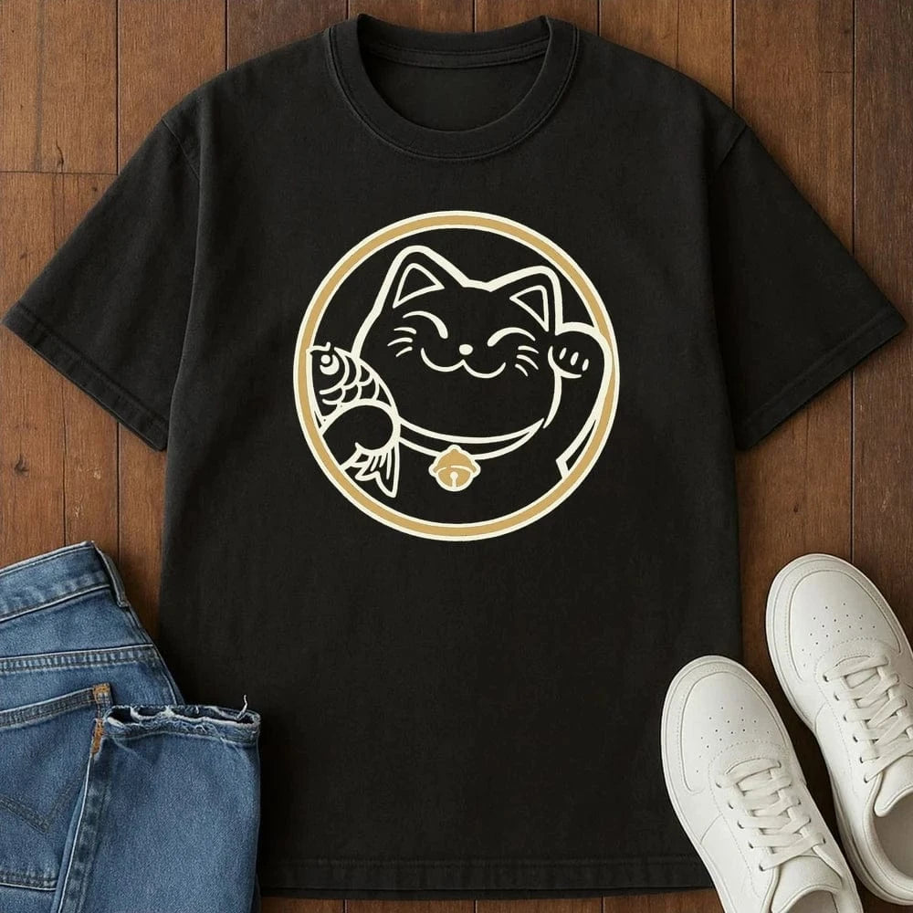 Lucky Catch T-Shirt Black / S 16323401251684236398 T-Shirt