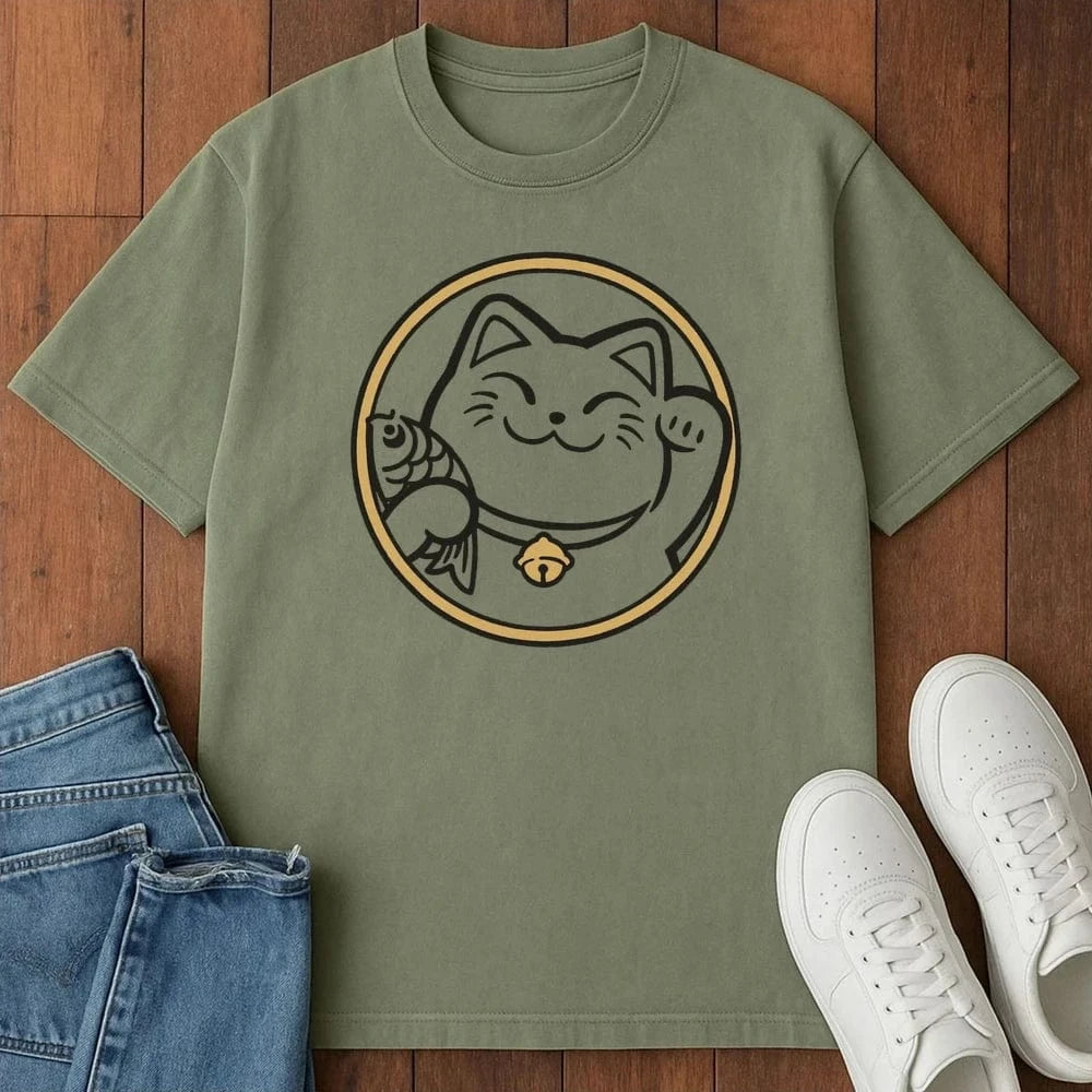 Lucky Catch T-Shirt Moss / S 61406365203652981928 T-Shirt