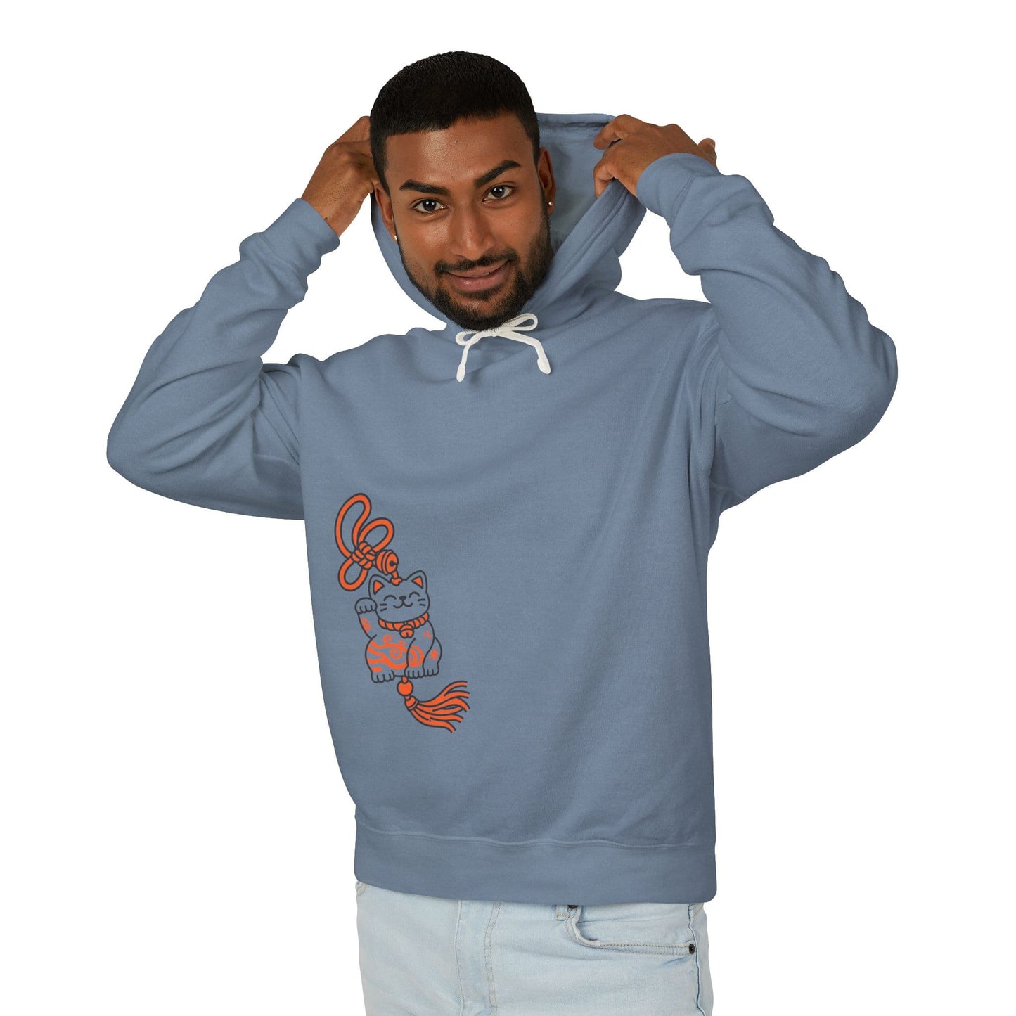 Lucky Neko Charm Hoodie Hoodie
