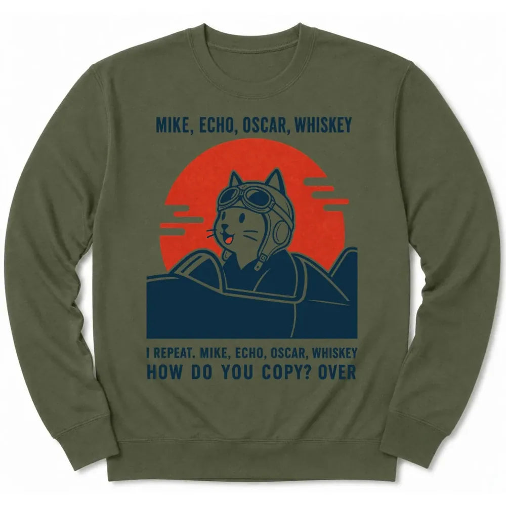M.E.O.W. Sweatshirt Military Green / S 17313598060681011421 Sweatshirt