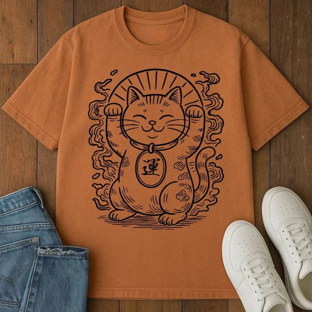Manekineko T-Shirt Yam / S 69180125525258025017 T-Shirt
