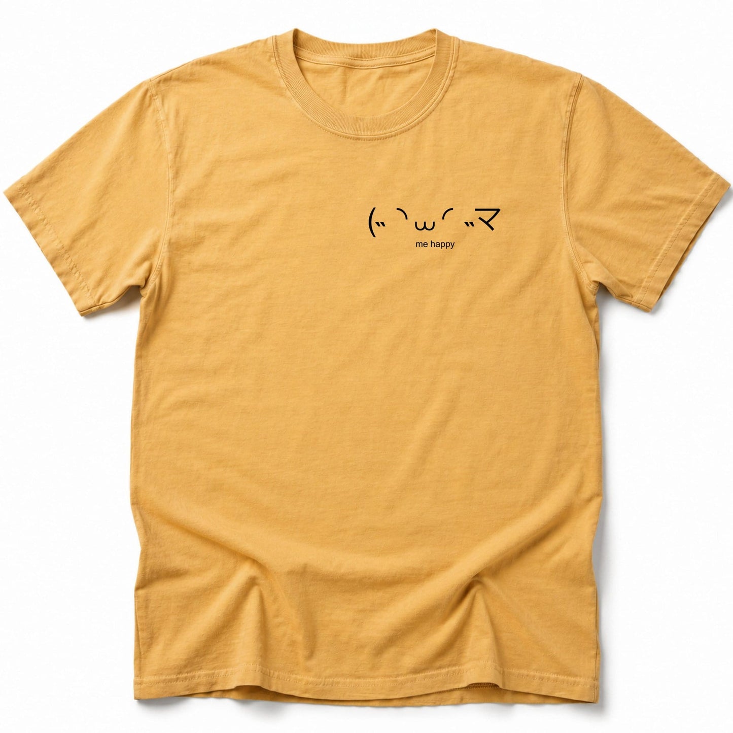 Me Happy T-Shirt Mustard / S 22655512529087351436 T-Shirt