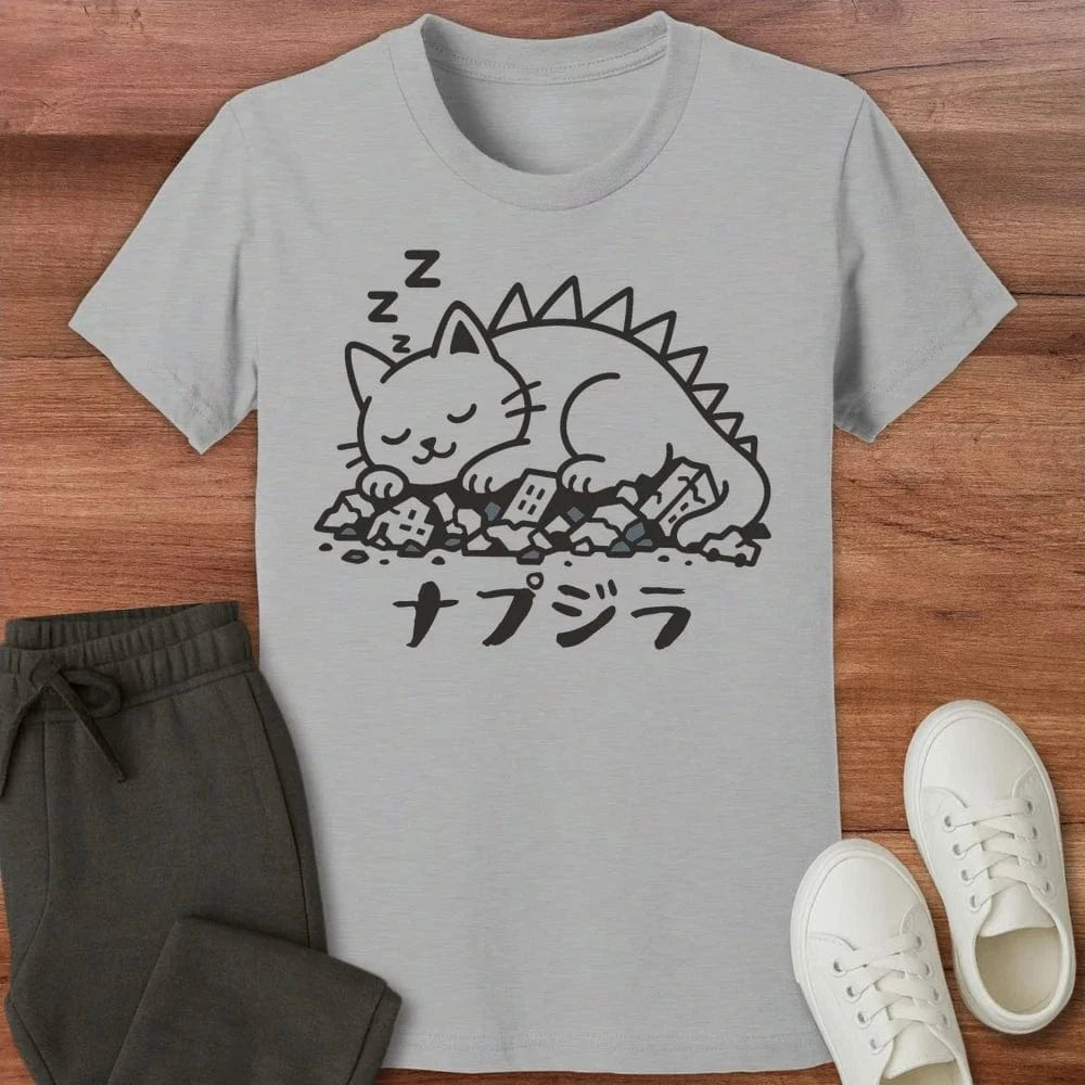 Napzilla Kids T-Shirt Athletic Heather / S 17738743885565962525 Kids clothes