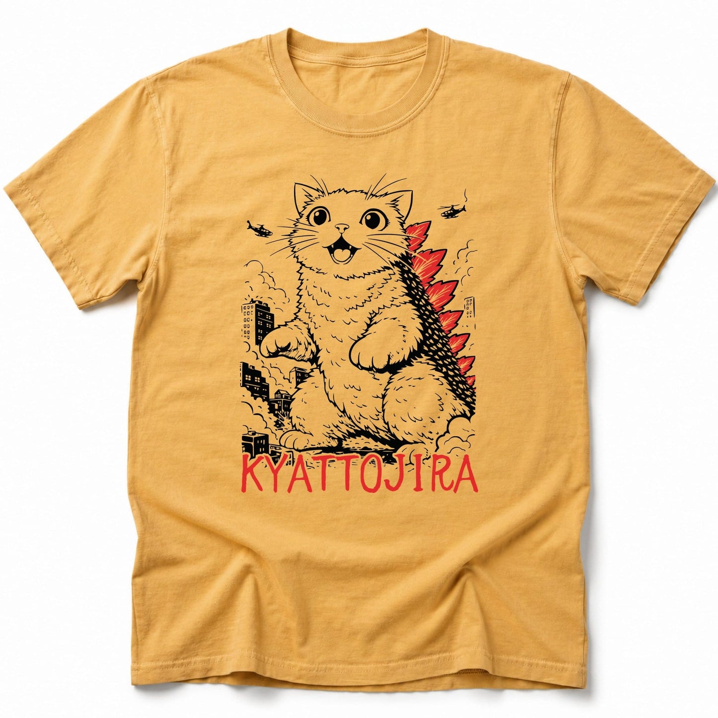 Neo Kyattojira T-Shirt Mustard / S 55424335969218475846 T-Shirt