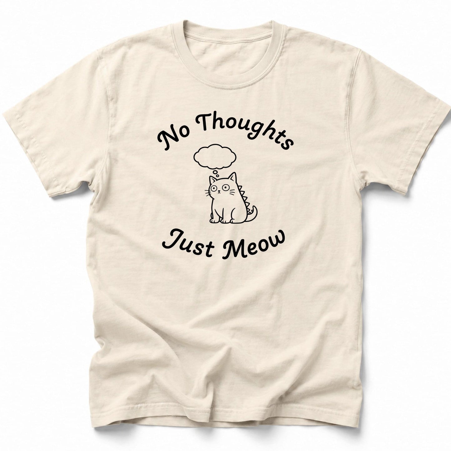 No Thoughts T-Shirt Ivory / S 24538845986886918421 T-Shirt