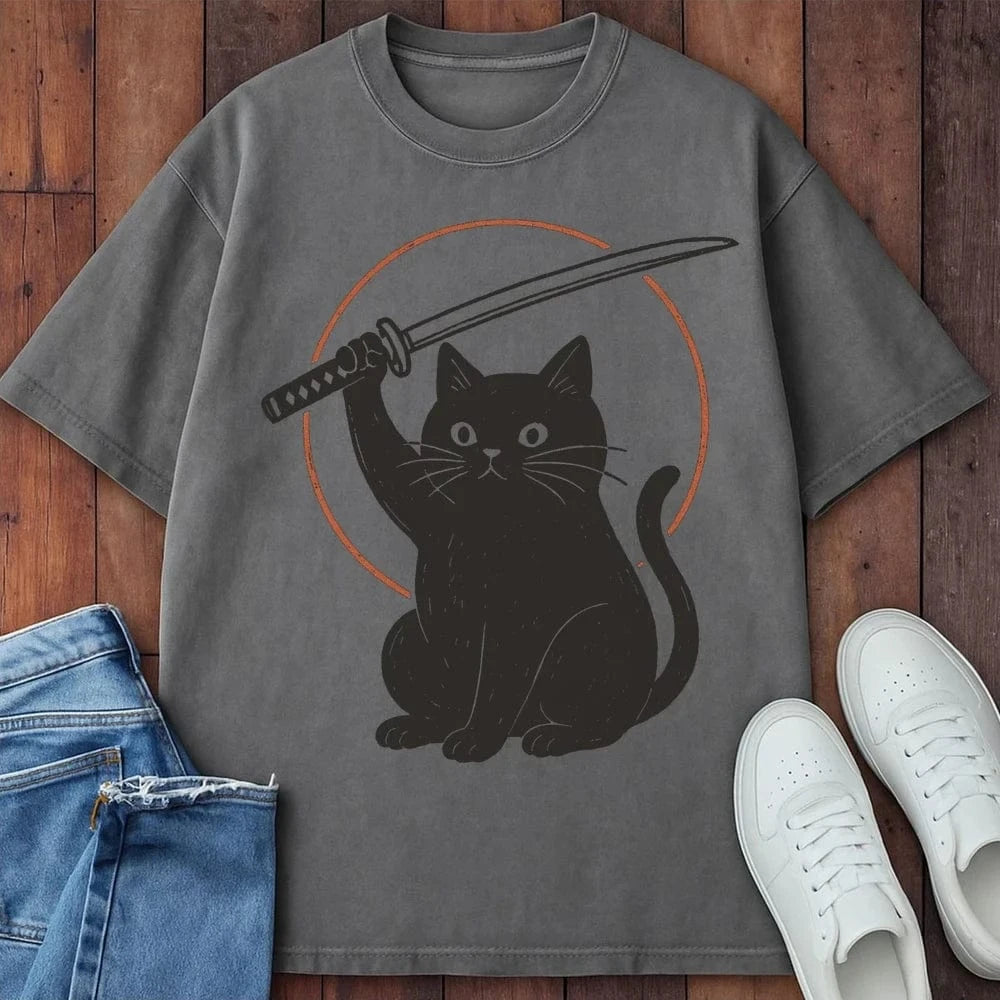 Not A Lucky Cat T-Shirt – Softest Cat Tee on Earth Grey / S 32390770254255957111 T-Shirt