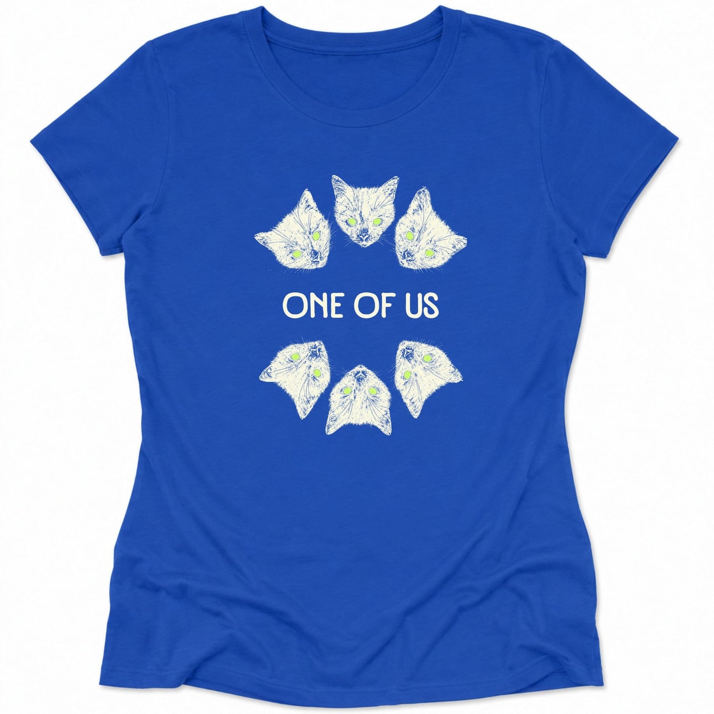 One Of Us Womens Tee S / True Royal 14810771823735351228 T-Shirt