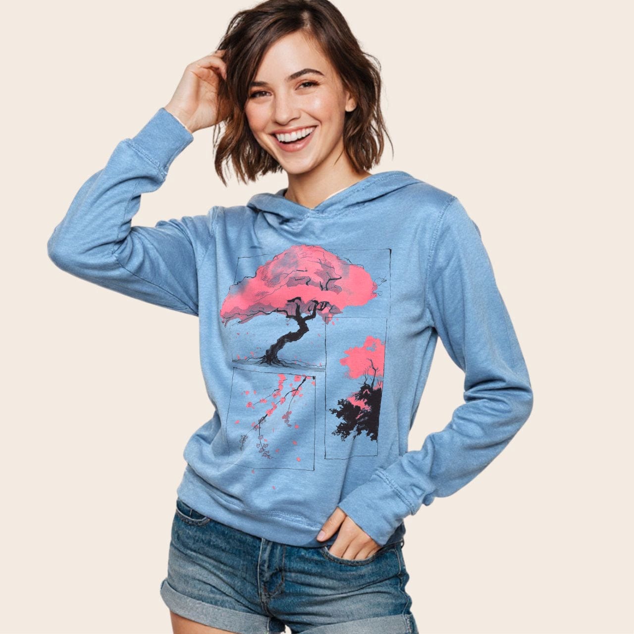 Petals In Frame Hoodie Hoodie