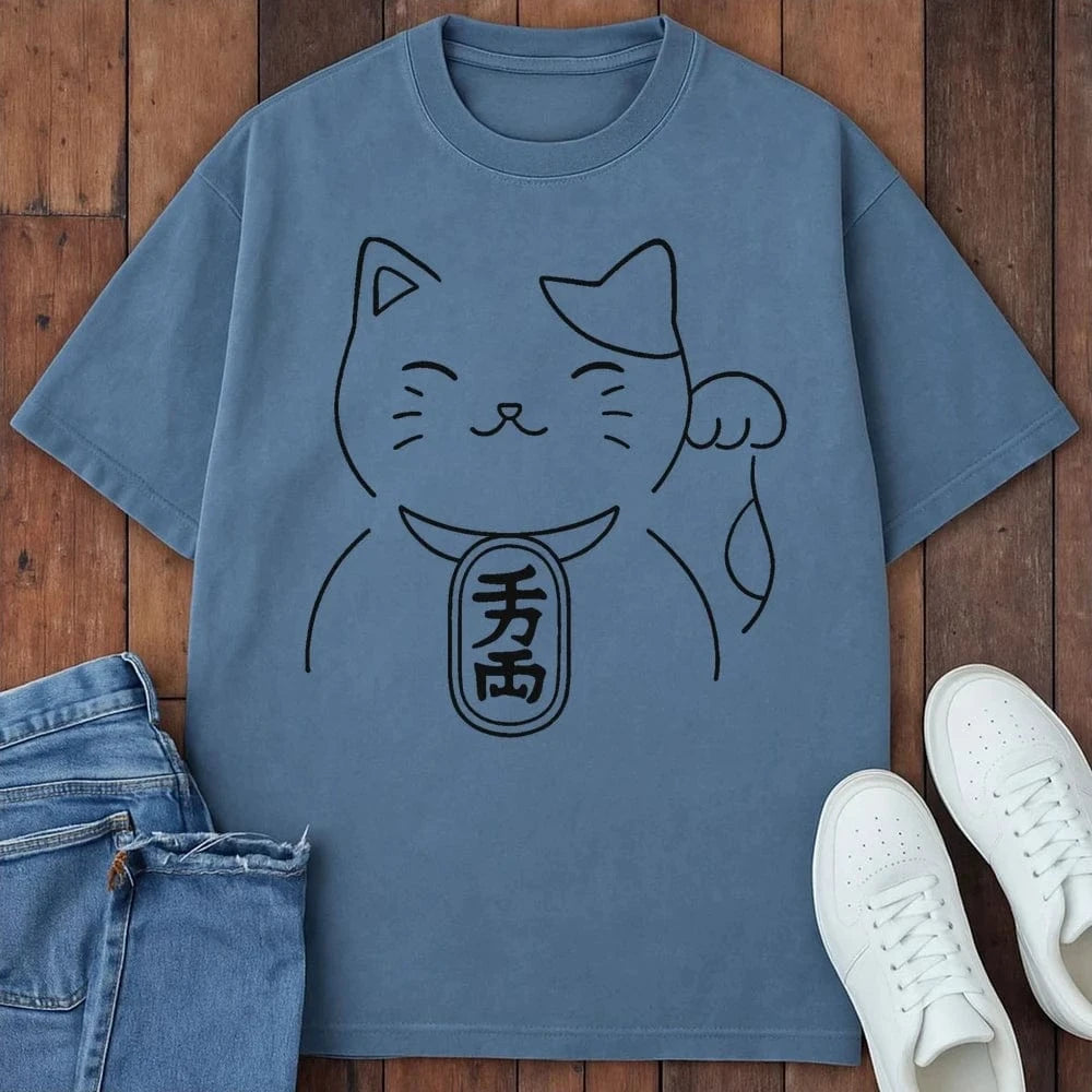 Prosperi Cat T-Shirt Blue Jean / S 23830265384903907705 T-Shirt