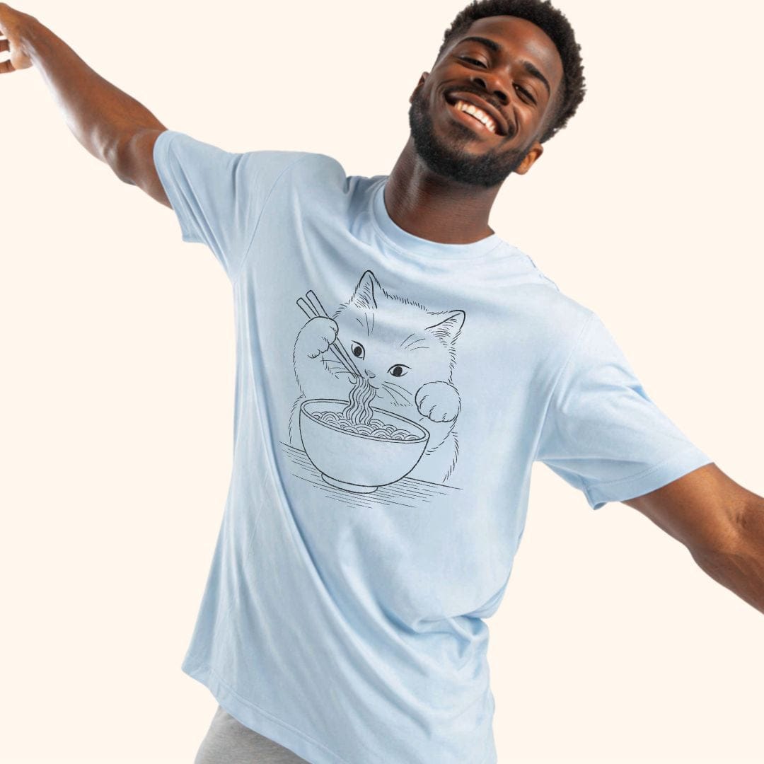 Ramen Meow Everyday Softstyle Tee T-Shirt