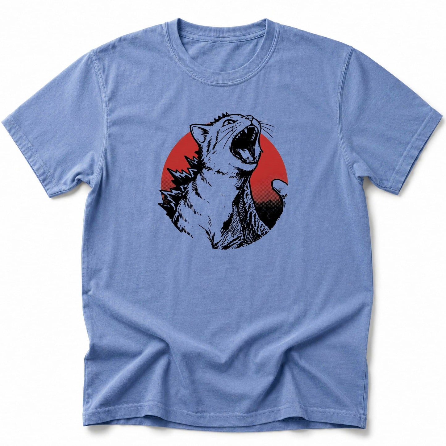 Rising Kyattojira Meow T-Shirt Blue Jean / S 11961933151453447139 T-Shirt