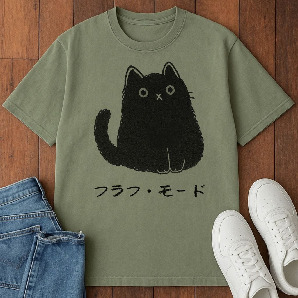 Silent But Adorable T-Shirt – Softest Cat Tee on Earth Moss / S 19484112686912898301 T-Shirt