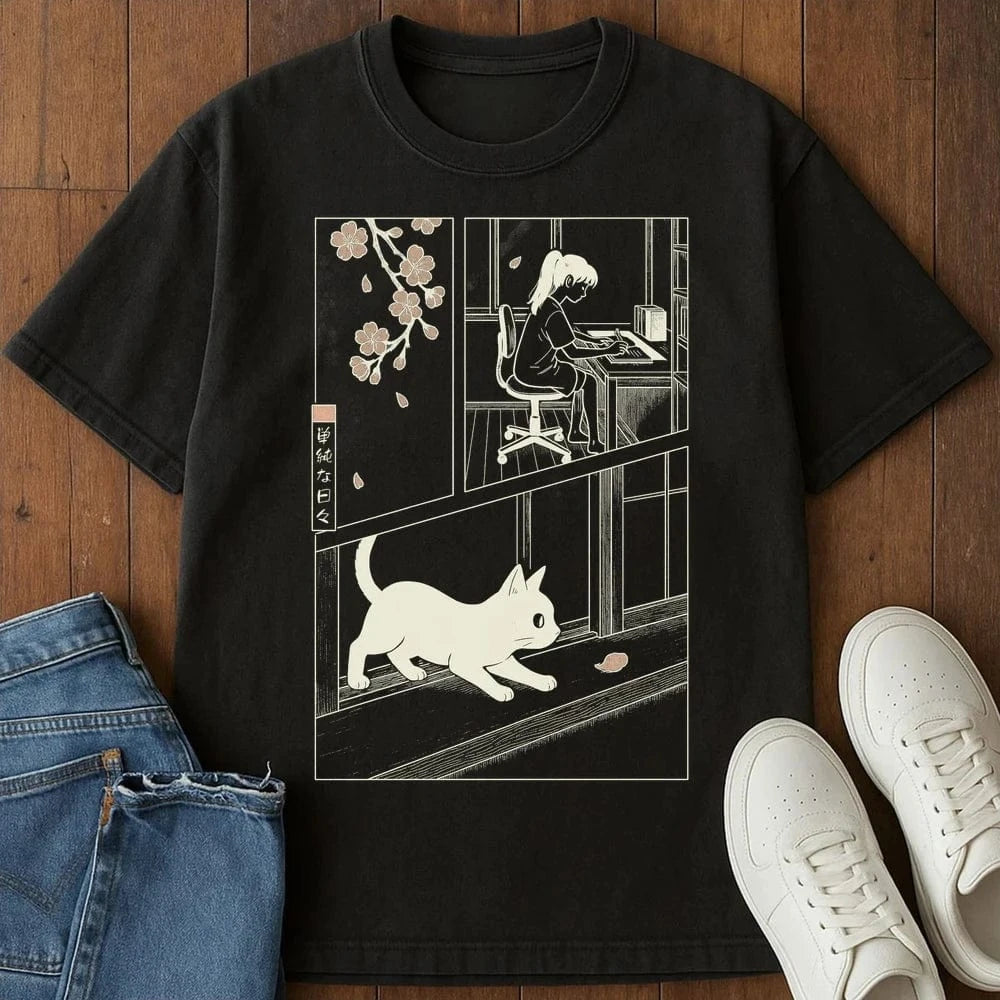 Simple Days T-Shirt Black / S 30241269882858506072 T-Shirt