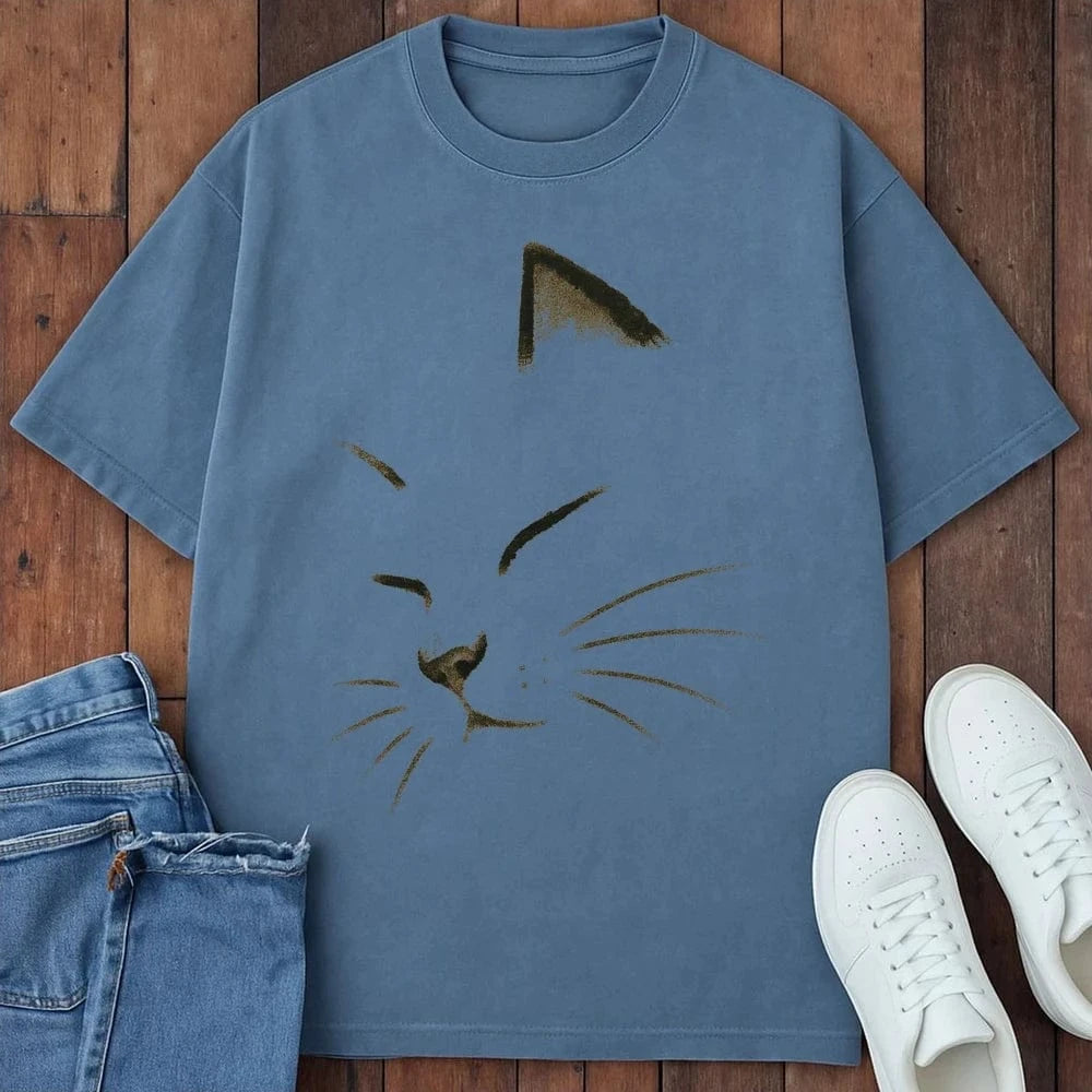 Sleepy Purr T-Shirt Blue Jean / S 15370520256953248581 T-Shirt