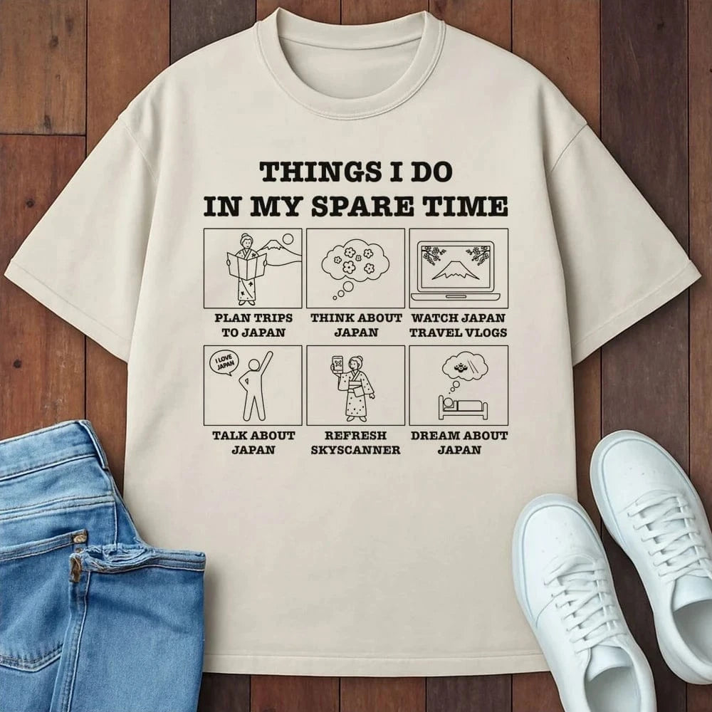 Spare Time T-Shirt Ivory / S 28208964303855430013 T-Shirt