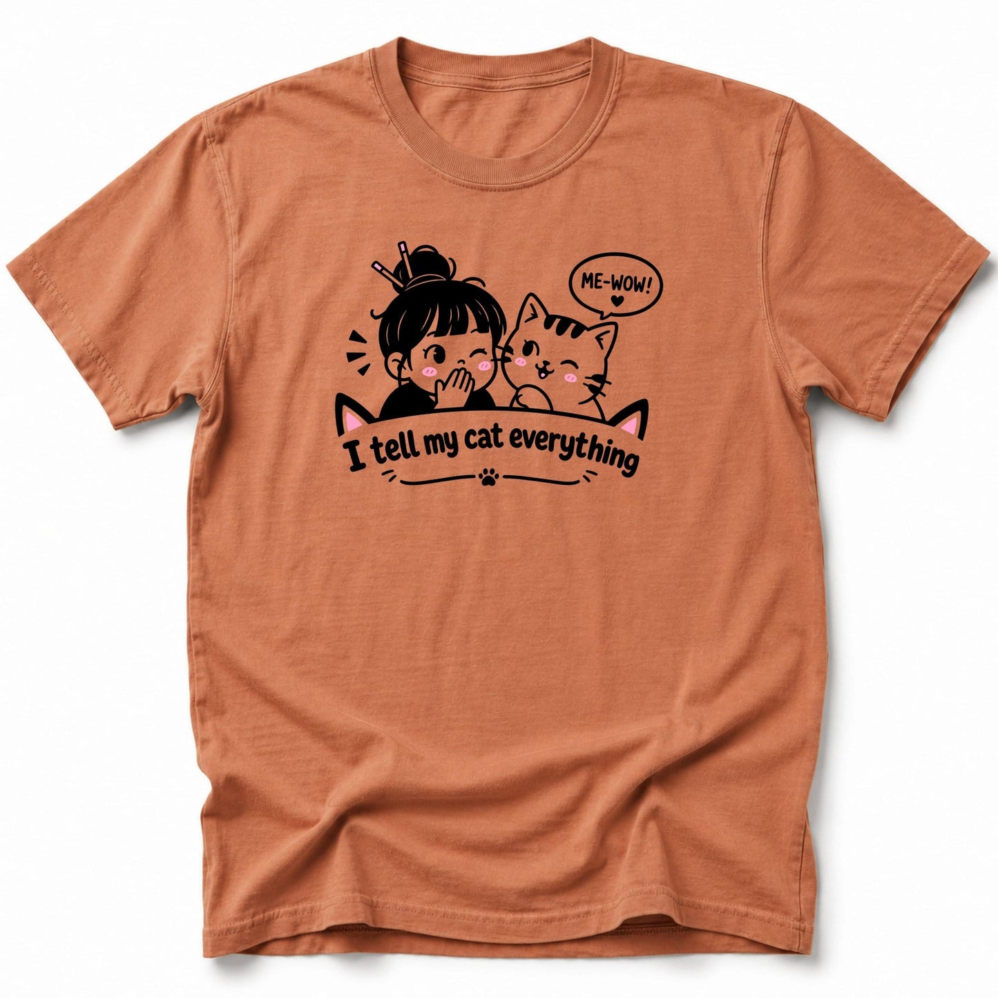 Tell My Cat T-Shirt Yam / S 15240925296139286095 T-Shirt
