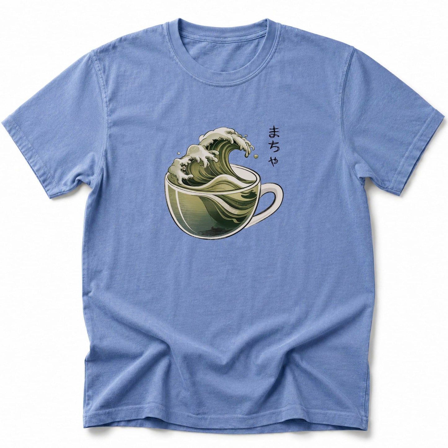 The Great Wave Of Macha T-Shirt Blue Jean / S 19587751126651239860 T-Shirt