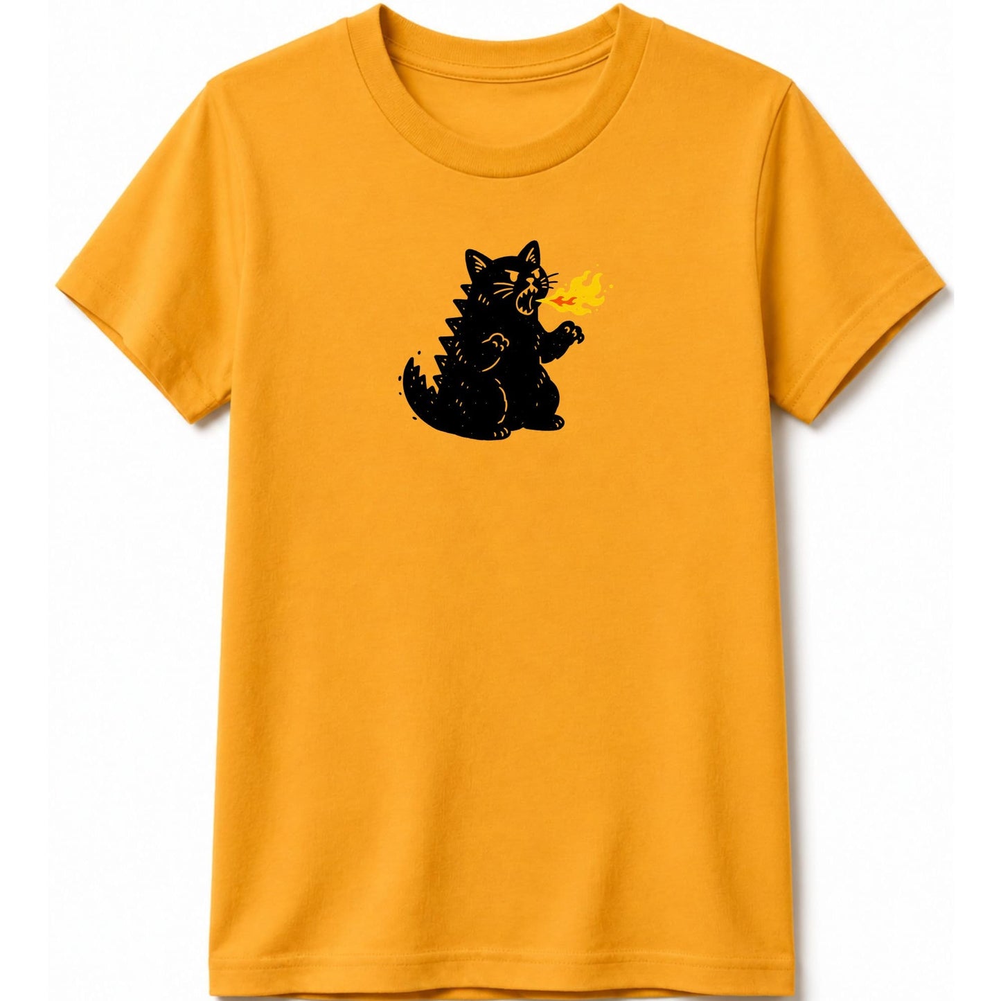 Tiny Kaiju Energy Kids Tee S / Gold 14223803530993507251 Kids clothes
