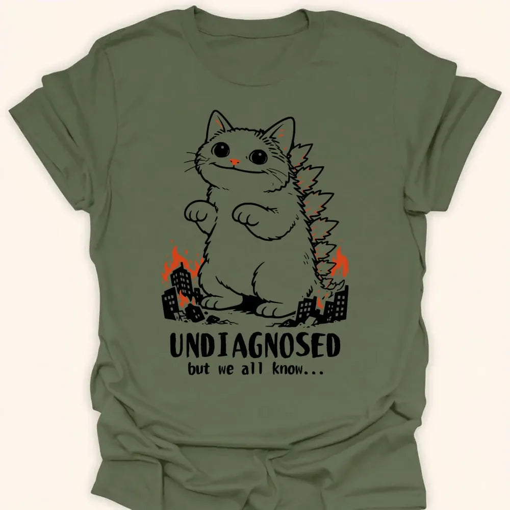 Undiagnosed Kyattojira Everyday Softstyle Tee Military Green / S 43844713145567433960 T-Shirt
