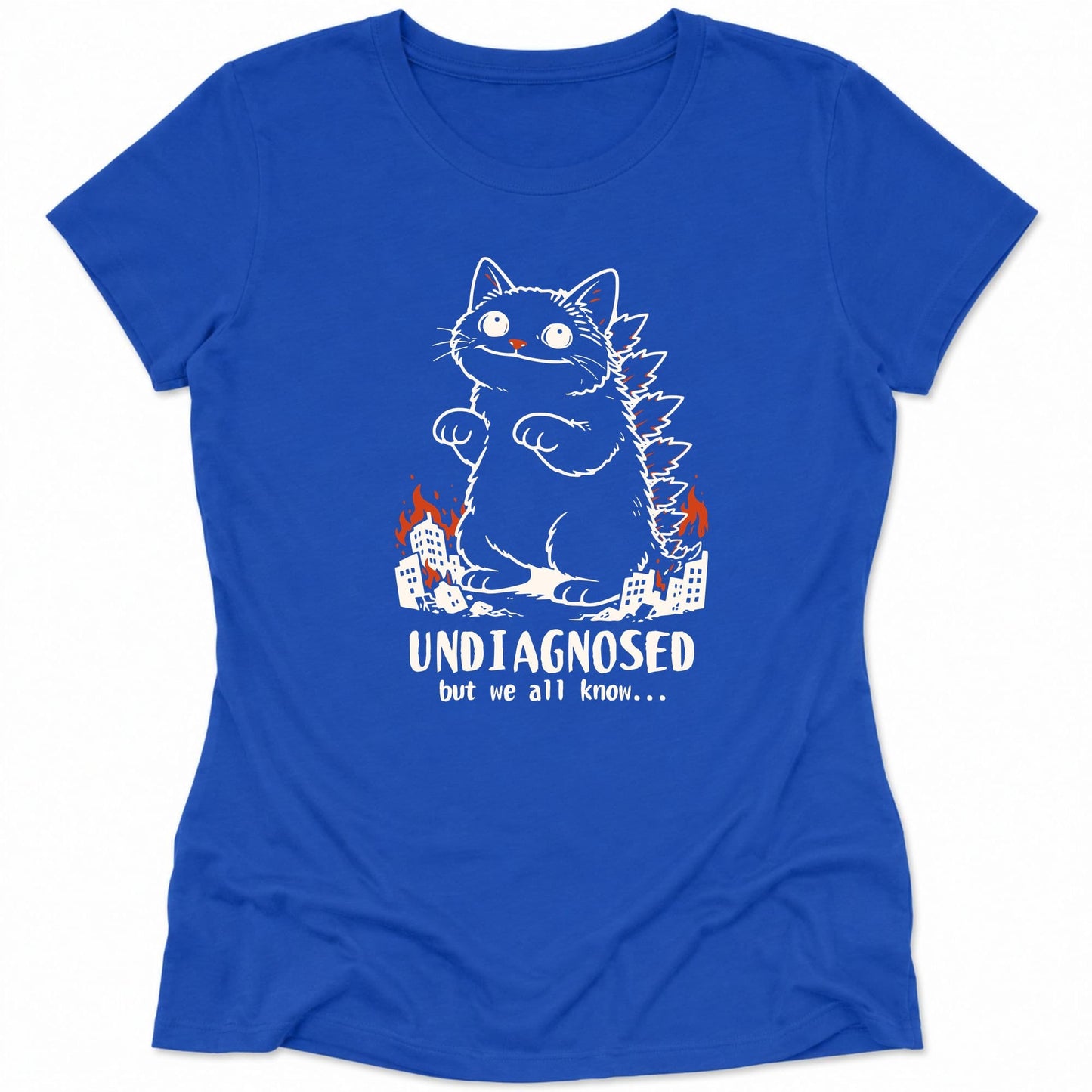 Undiagnosed Kyattojira Womens Tee True Royal / S 23416191479227547343 T-Shirt