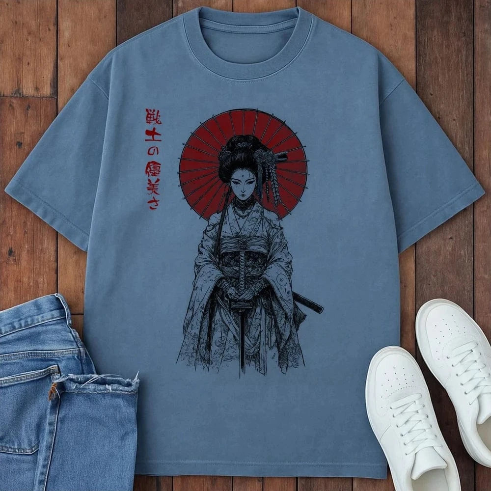 Warrior Elegance T-Shirt Blue Jean / S 13362192048372337123 T-Shirt