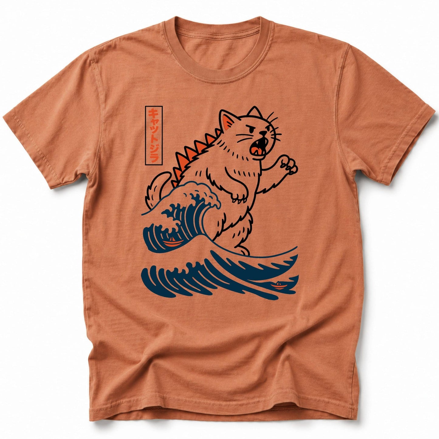 Wave Of Kyattojira T-Shirt Yam / S 18812247435854356651 T-Shirt